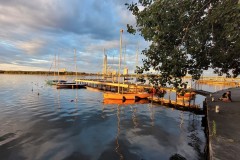 Magiczny zachód słońca w naszym porcie